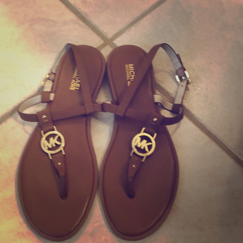 Michael Kors t-strap sandals